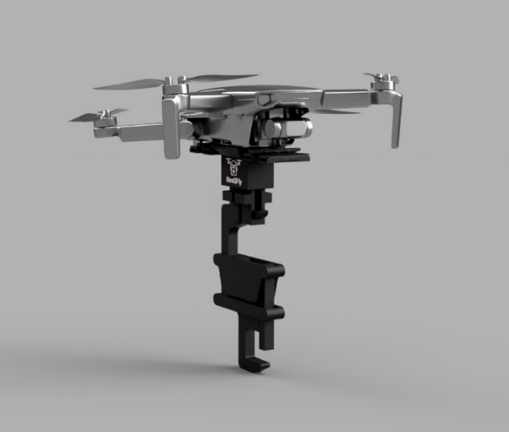 ResQFly System an einer Drohne